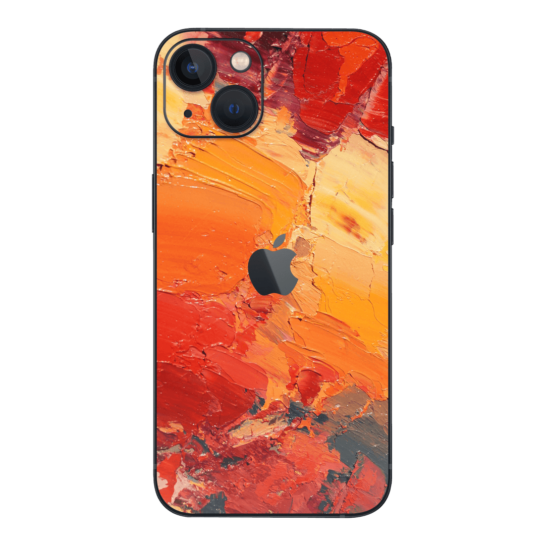 iPhone 13 Print Printed Custom SIGNATURE Sunset in Oia Painting Skin Wrap Sticker Decal Cover Protector by EasySkinz | EasySkinz.com