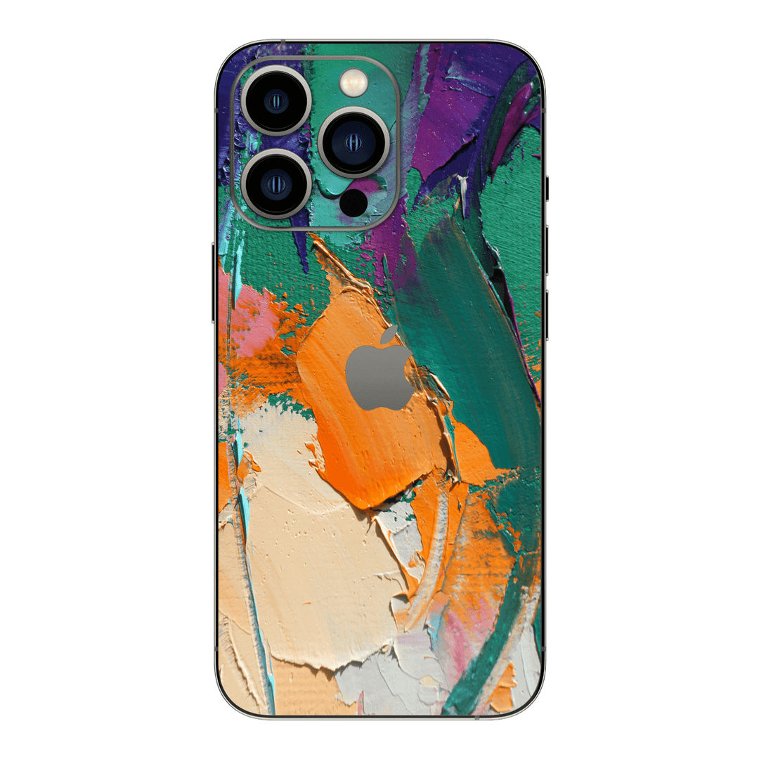 iPhone 13 Pro MAX Print Printed Custom SIGNATURE Oil Painting Fragment Skin Wrap Sticker Decal Cover Protector by EasySkinz | EasySkinz.com