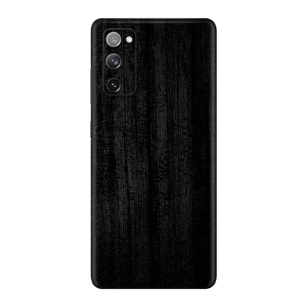 Samsung Galaxy S20 FE Luxuria Black CHARCOAL 3D Textured Skin Wrap Sticker Decal Cover Protector by EasySkinz