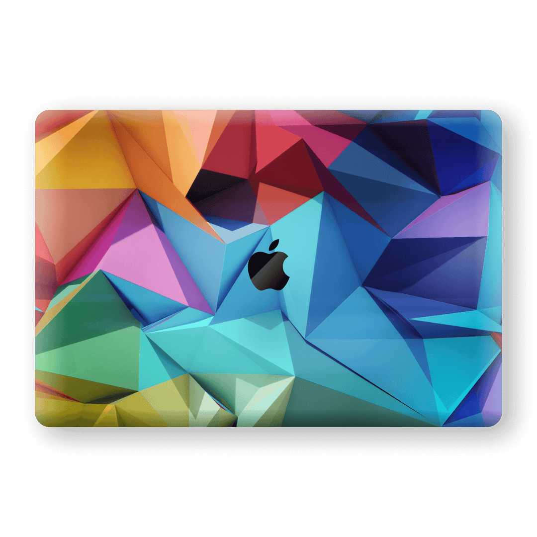 MacBook Pro 15" Touch Bar Print Custom Signature Abstract Geometry 7 Skin Wrap Decal by EasySkinz - Design 7