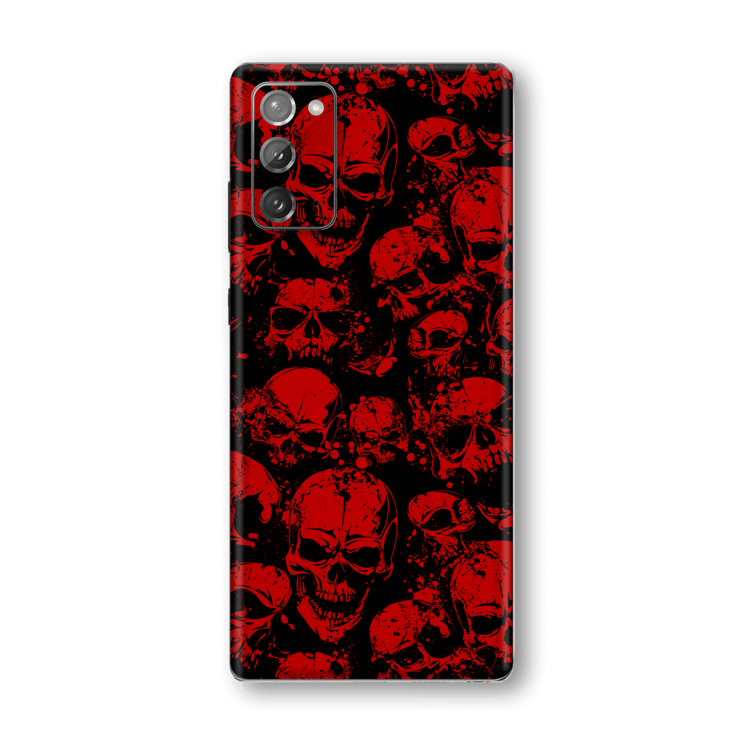 Samsung Galaxy NOTE 20 Print Printed Custom SIGNATURE Bloody Skull Skulls Horror Skin, Wrap, Decal, Protector, Cover by EasySkinz | EasySkinz.com