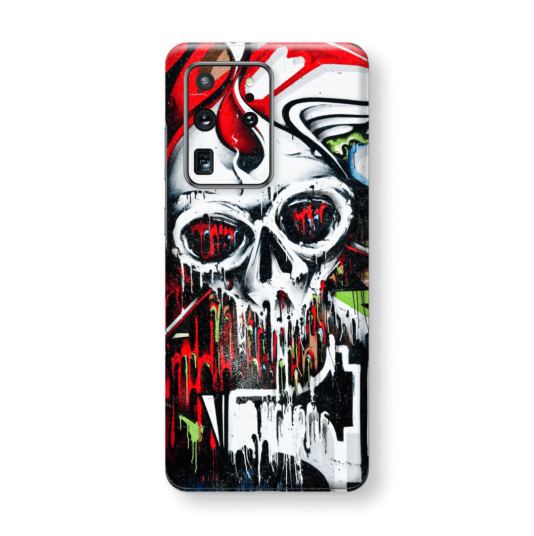 Samsung Galaxy S20 ULTRA Print Printed Custom SIGNATURE Graffiti Skull Skin Wrap Sticker Decal Cover Protector by EasySkinz