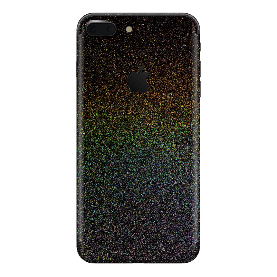 iPhone 8 PLUS GALAXY Galactic Black Milky Way Rainbow Sparkling Metallic Gloss Finish Skin Wrap Sticker Decal Cover Protector by EasySkinz | EasySkinz.com